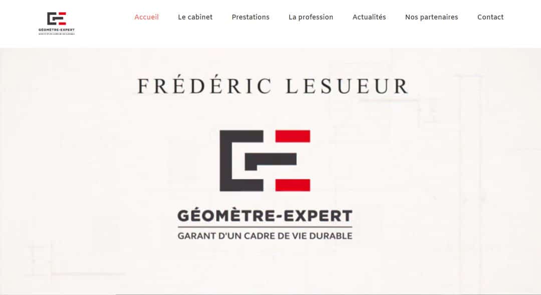 Nouveau site internet www.lesueurgeometre.fr